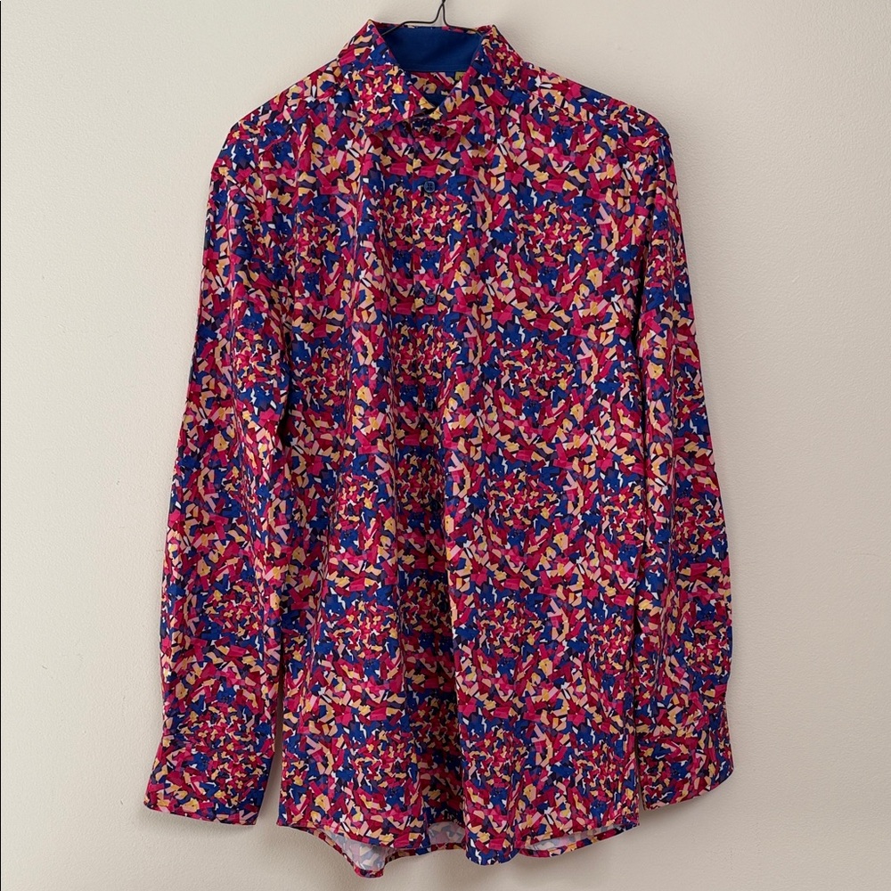 Men's Multicolor Casual Button Down Shirt